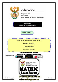 Xitsonga HL P1 Nov 2009 Memo.pdf